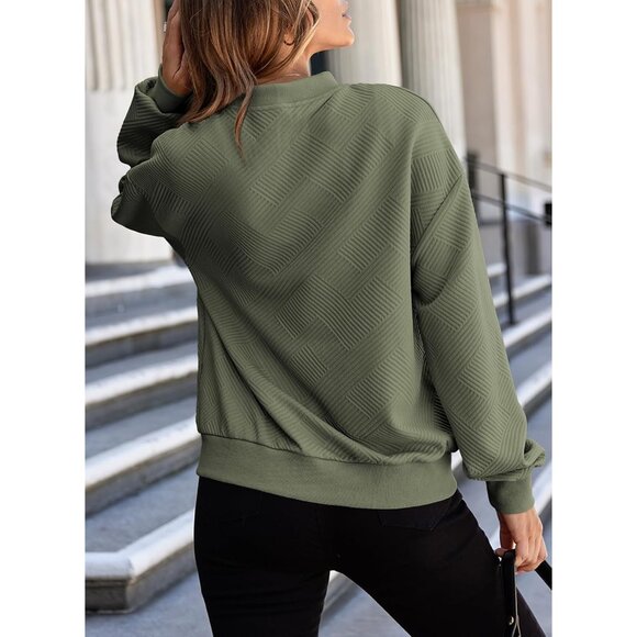 Women's Bomber Jacket Lightweight Casual Fall Coat Zip Up Pockets - Picture 6 of 8